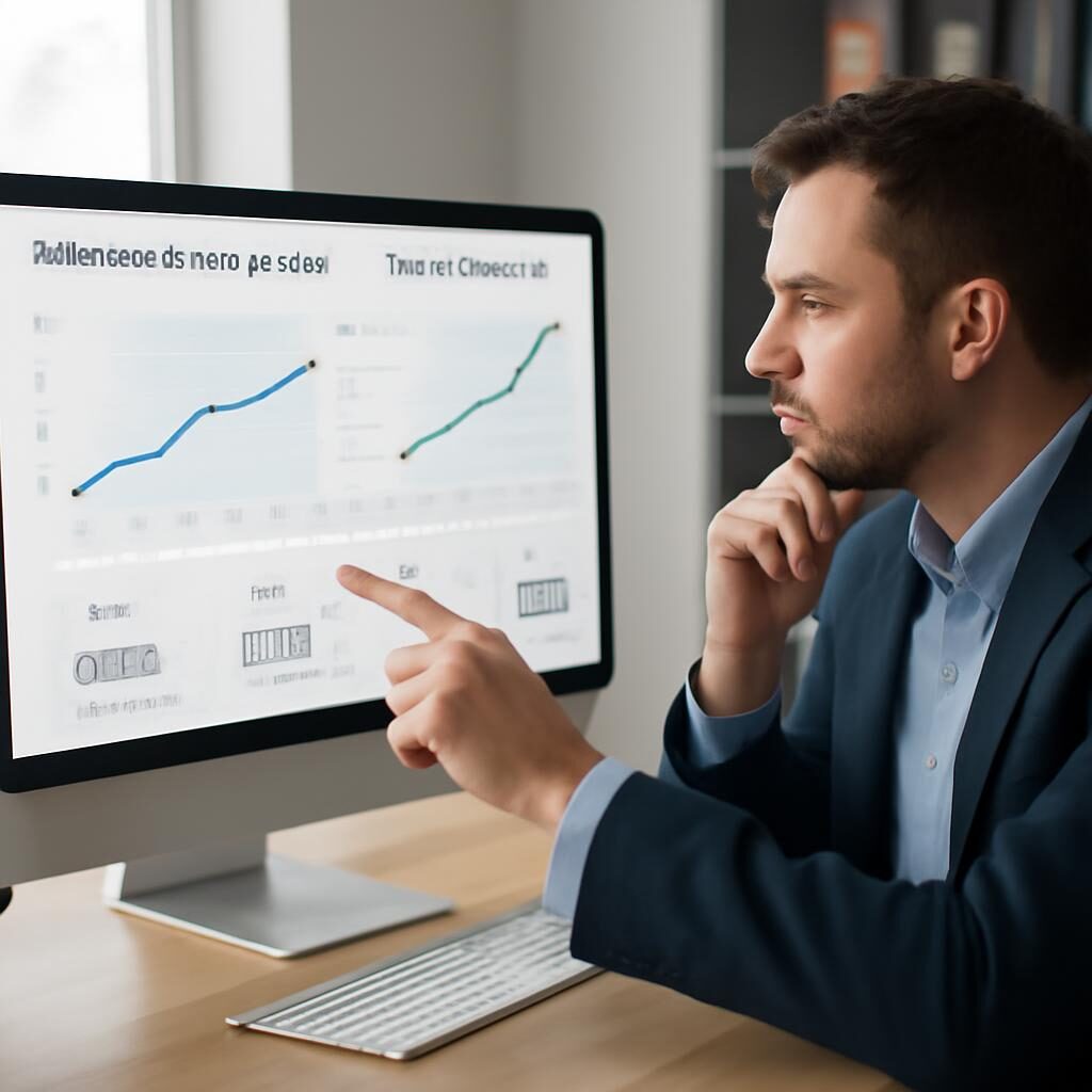 Comparaison coût par clic payant vs croissance trafic organique sur dashboard analytics