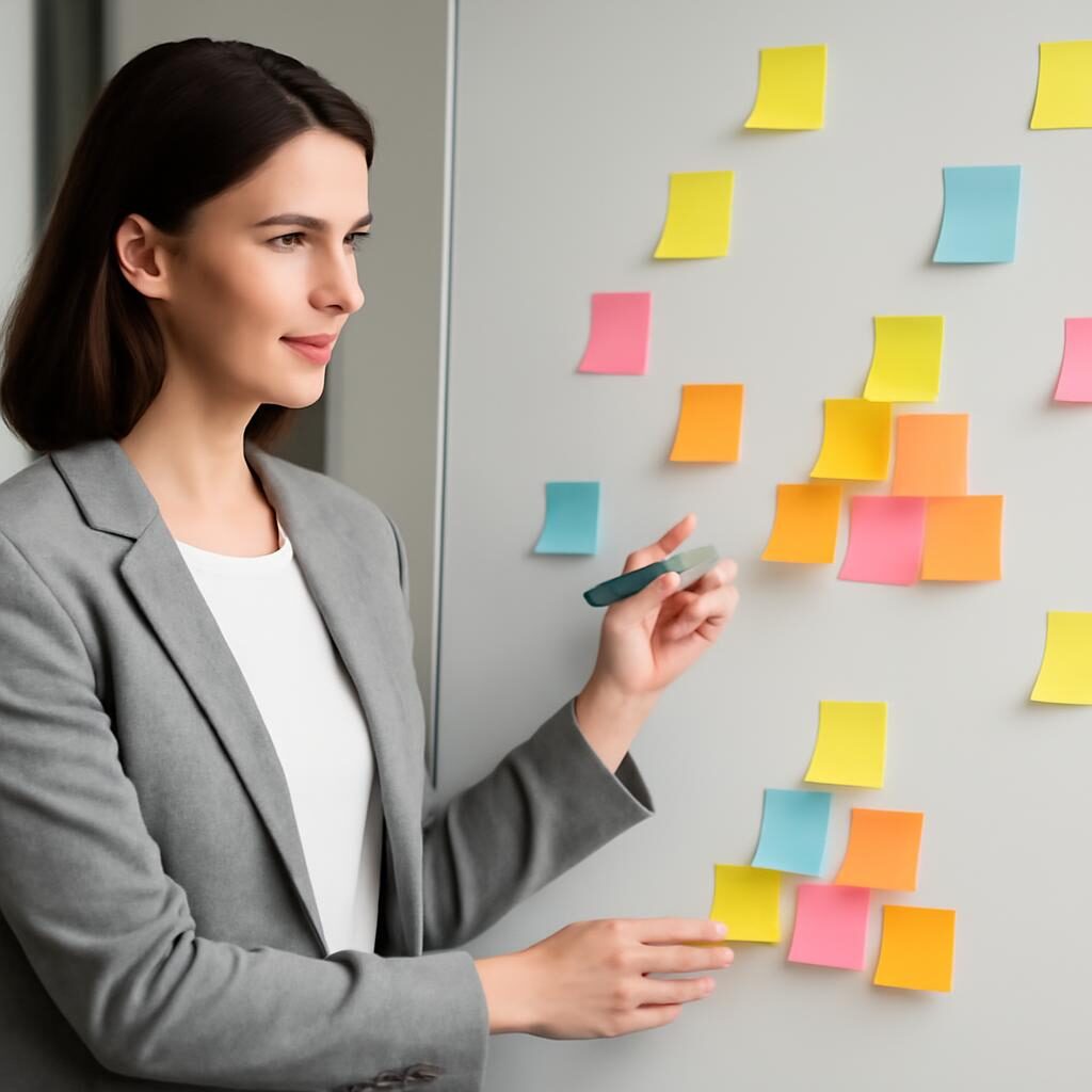 Stratège de contenu planifiant la structure d'un article SEO complet