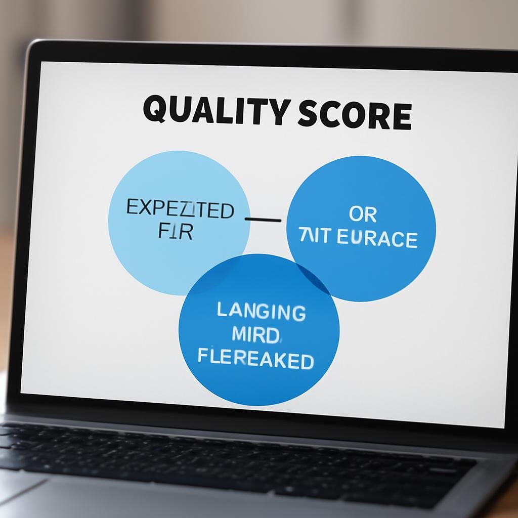 composantes Quality Score CTR pertinence annonce page destination