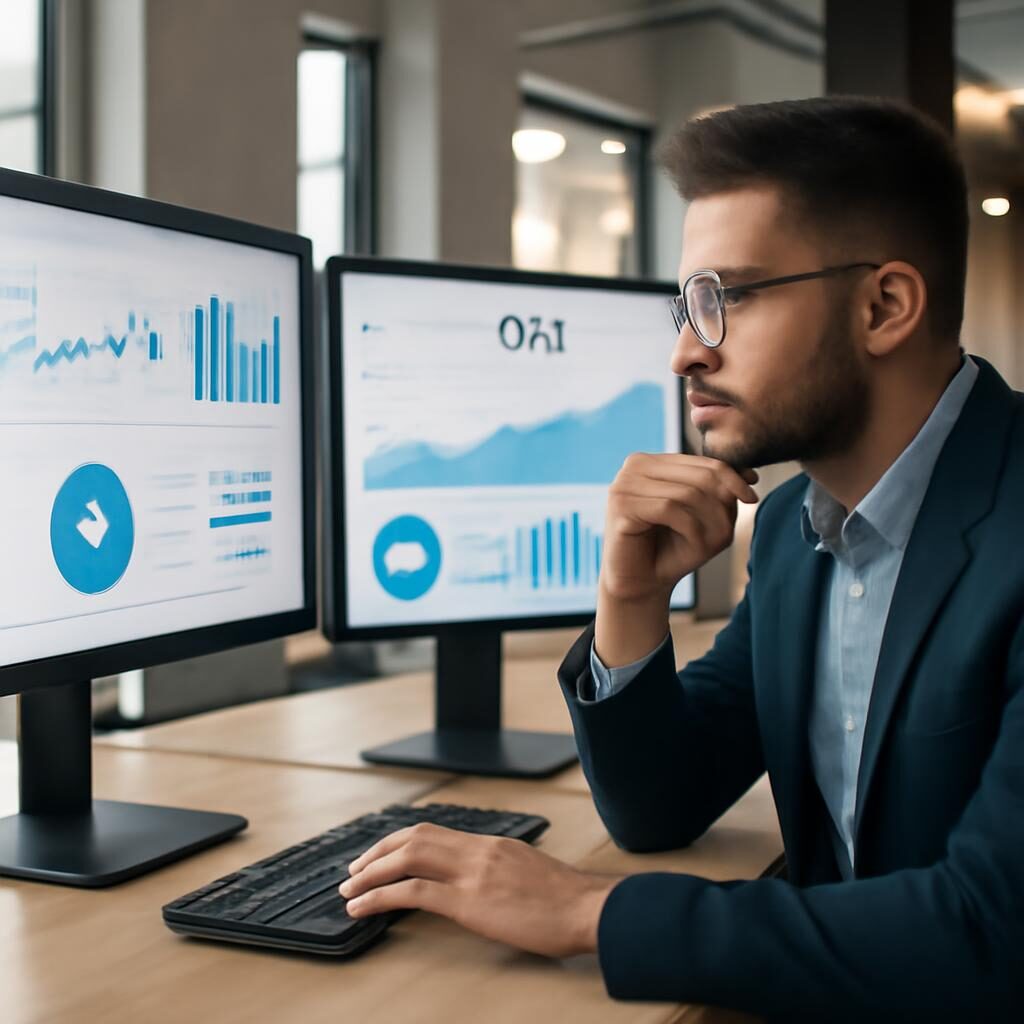 Comparaison d'interfaces d'outils SEO sur deux écrans de bureau